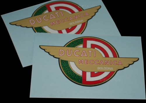 ducati meccanica vintage decals