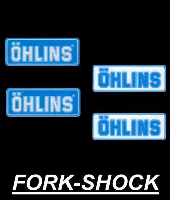 ducati fork shock decals