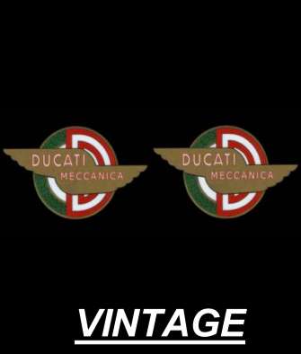 ducati desmo vintage decals