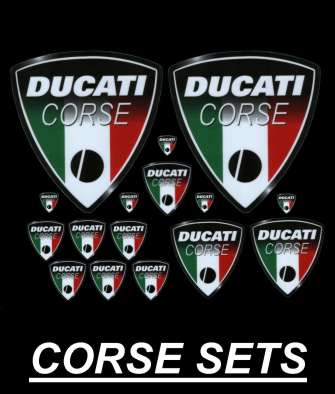 ducati corse decals