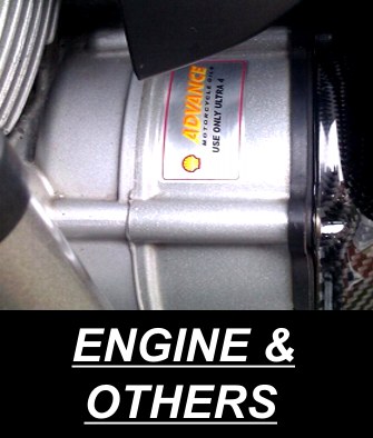 ducati engine chain decals